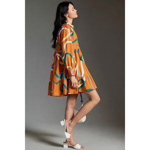 Anthropologie Multicolor Patterned Dress